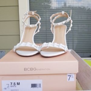 BCBGeneration Strappy Heels